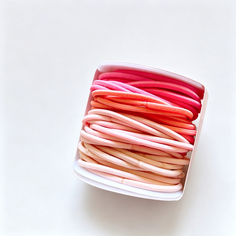 Boxed Elastic Hair Ties Set