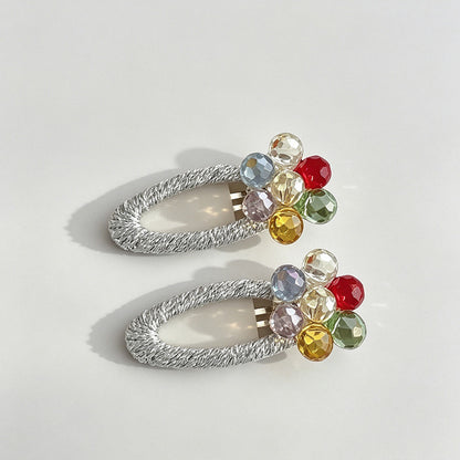 Flower Shape Bead Hair Tie