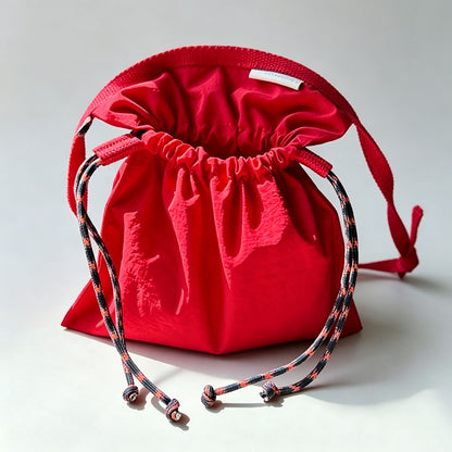 Vintage Nylon Drawstring Bucket Ring