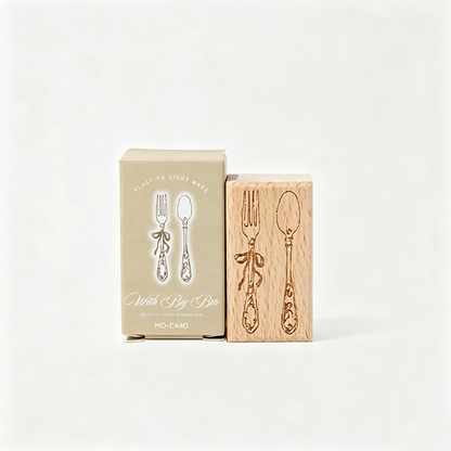 Wood Decorative Rubber Stamp