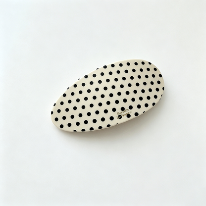 Oval Acetate Spring Hair Barrette