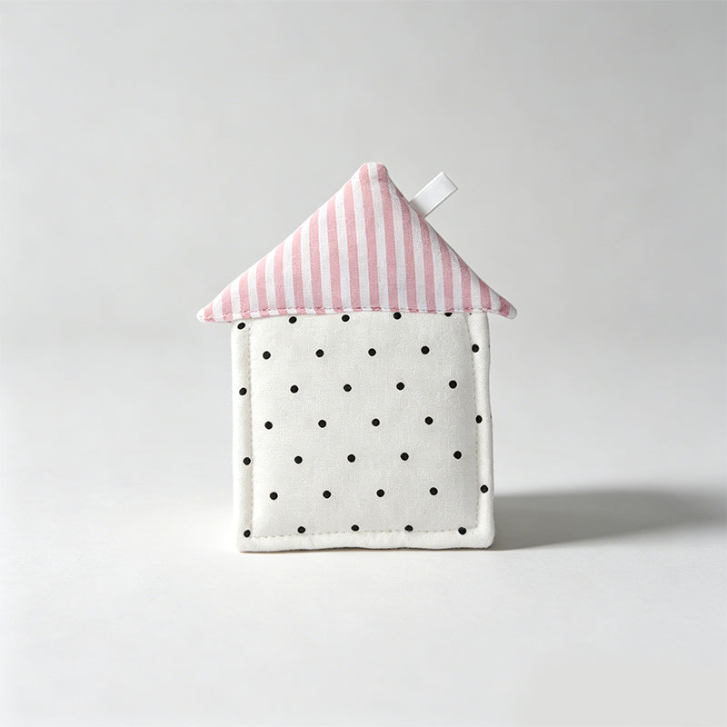 House Shaped Padded Fabric Heat Resistant Coaster