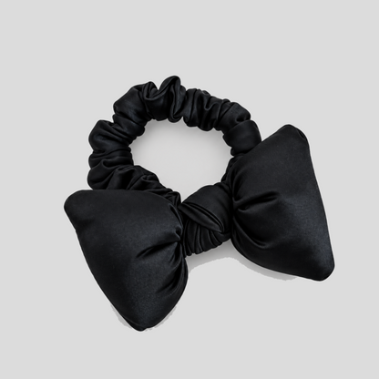 Padded Bow Fabric Hair Tie