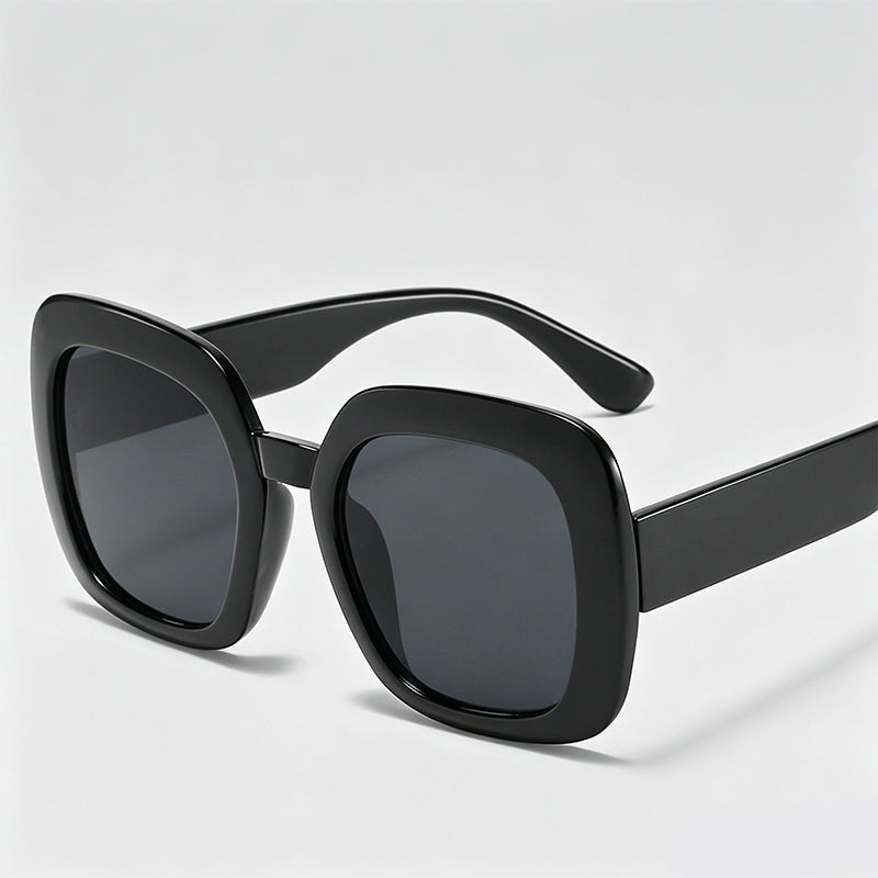 Glitter Oversized Square Women Sunglasses