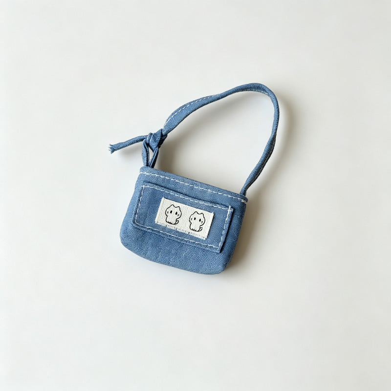 Mini Denim Doll Crossbody Bag