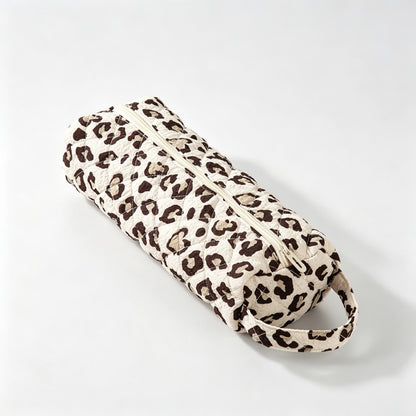 Quilted Floral Storage Pouch