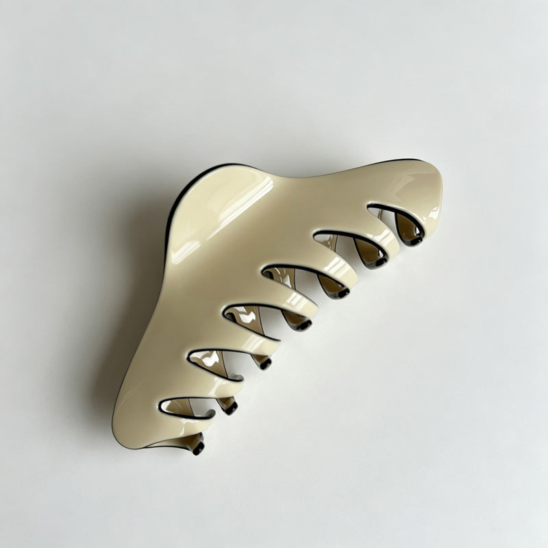 Large Solid Color Hair Claw Clip