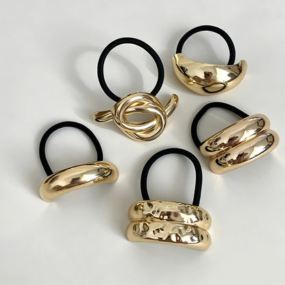 Metallic Arch Hair Tie