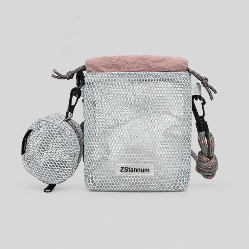 Hollow Drawstring Phone Crossbody Bags
