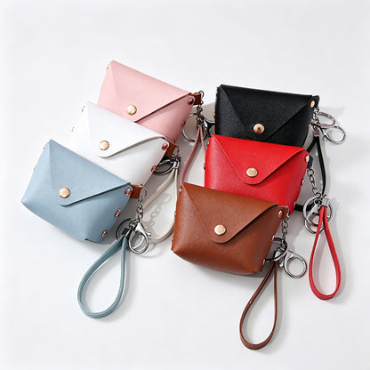 Mini Coin Storage Pouch Keychain