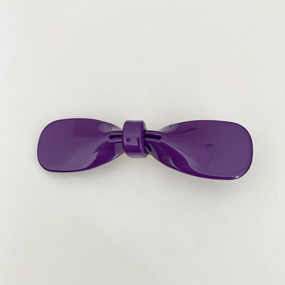 Bow Shape Acrylic Side Hair Clips