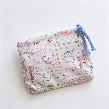 Animal Printed Fabric Pouch