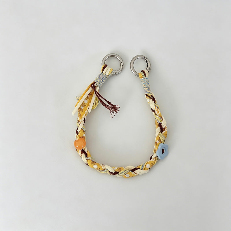 Braided Wrist Strap Key Lanyard