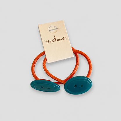Mini Button Set Hair Tie