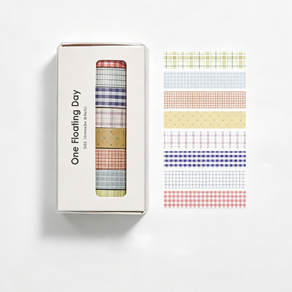 Plaid Grid Washi Tape Set