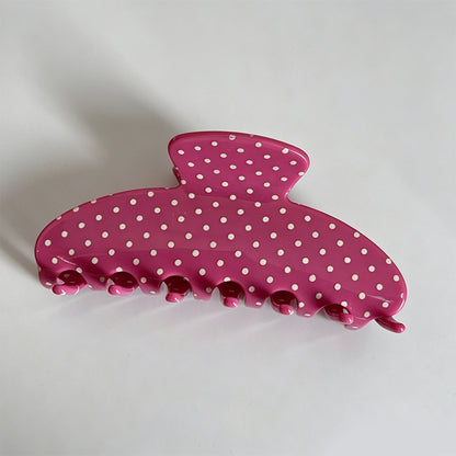 Polka Dot Claw Clip
