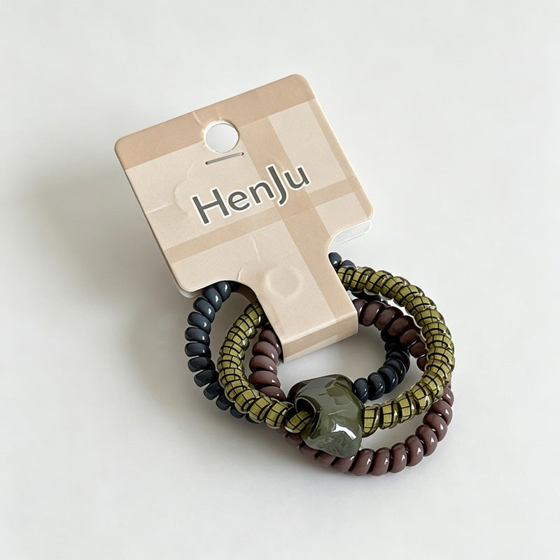 Star Heart Telephone Wire Hair Ties