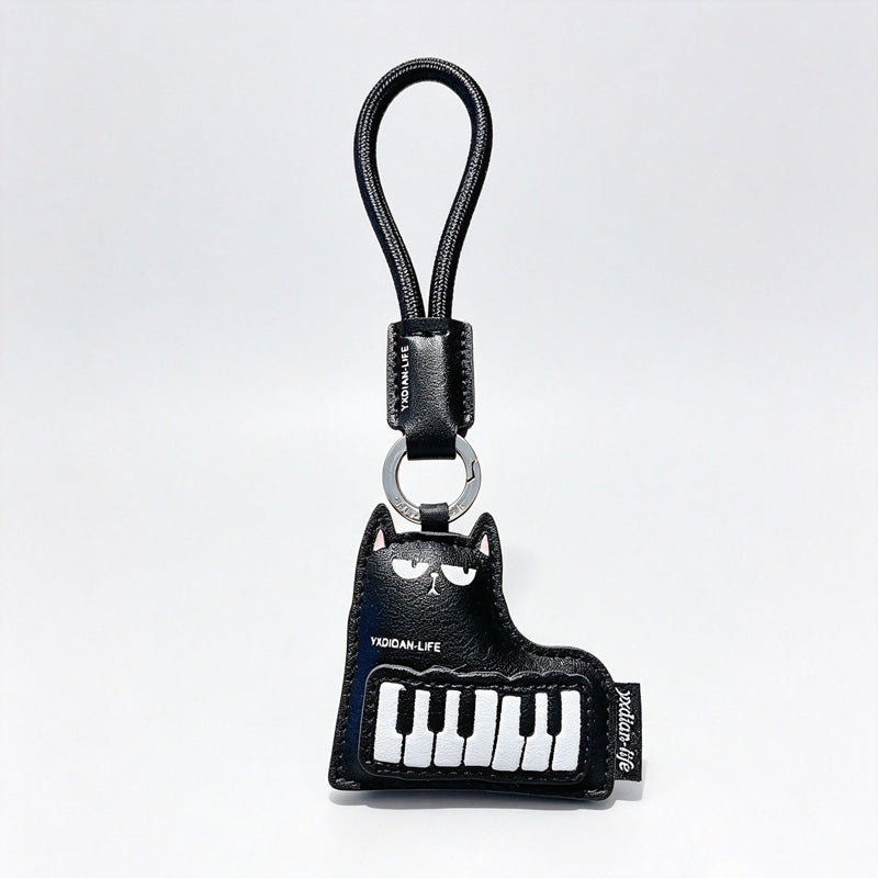 Cat Musical‑Instrument Keychain