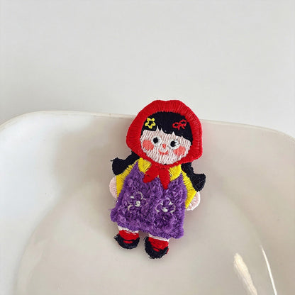 Apple Doll Snap Side Hair Clips