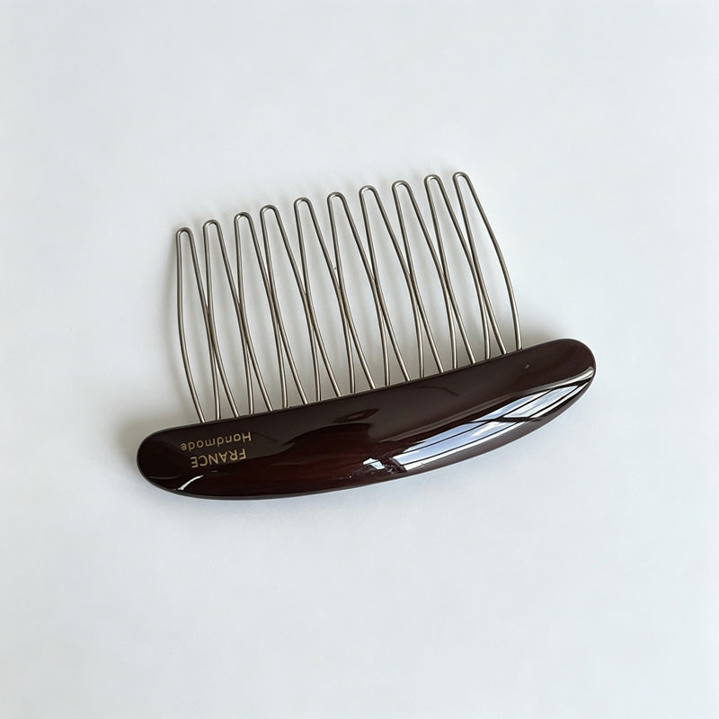 Oval Hair Insert Comb with Teeth