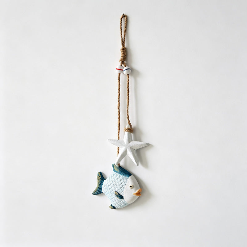 Wooden Fish Hanging Wall Ornament