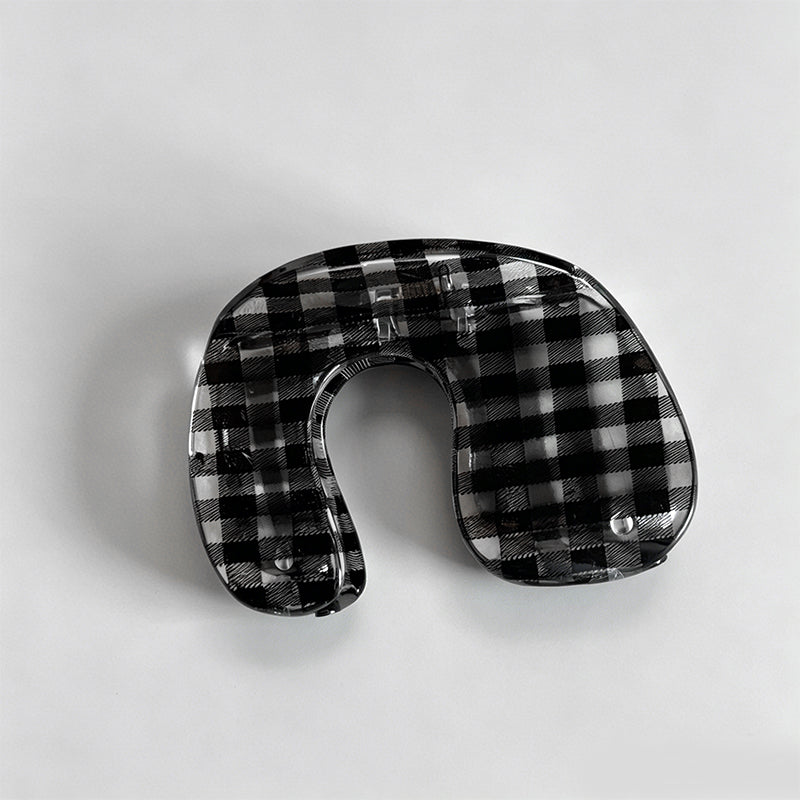 Plaid Claw Clip
