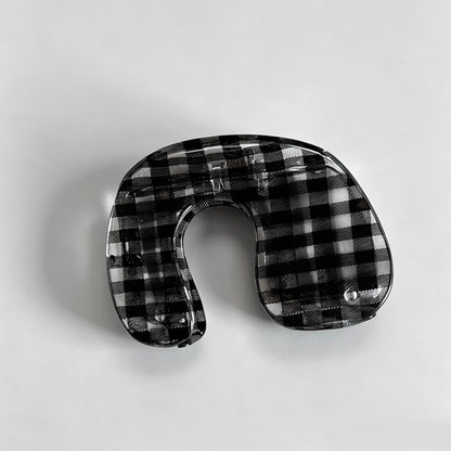 Plaid Claw Clip