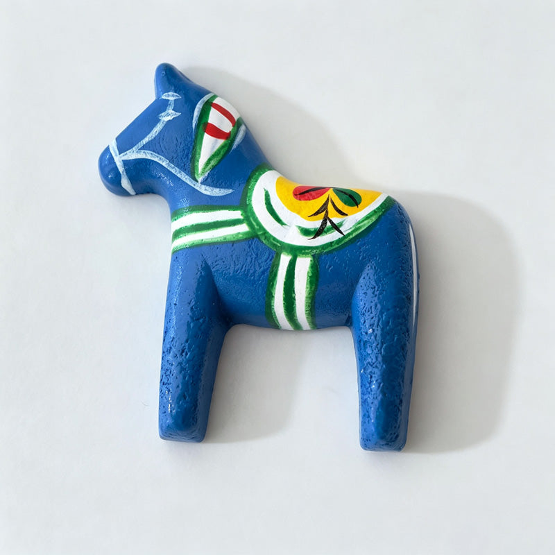 Painted Wooden Horse Fridge Magnet