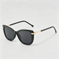 Cat Eye Retro Two-Tone Sunglasses