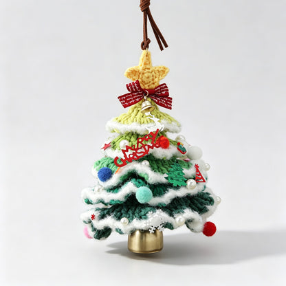 Snowy Christmas Tree Hanger Charm