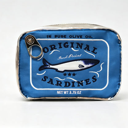 Sardine Can Shaped Zipper Storage Pouch