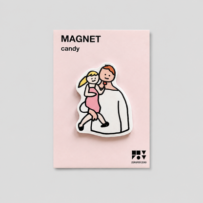 Family Pattern Acrylic Fridge Magnet