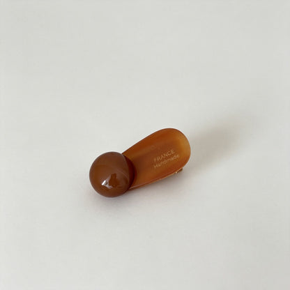 Round Bead Acetate Mini Hair Clip