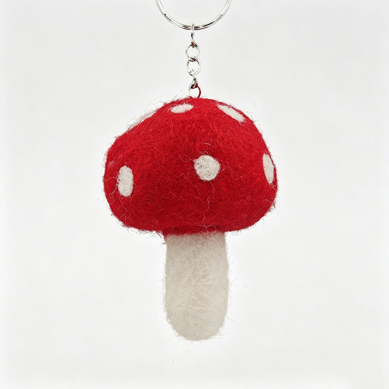 Crochet Fruit Keychain