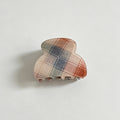 Checkered Acrylic Medium Hair - Shopdayla Wholesale - #3826