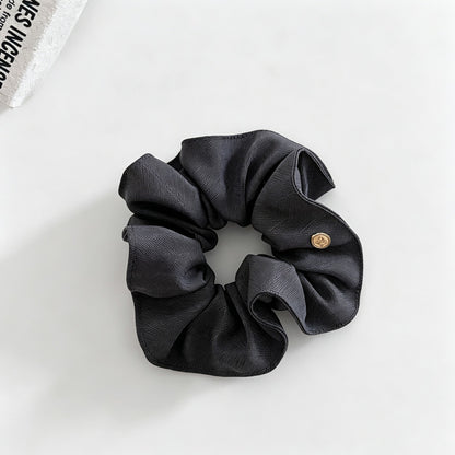 Stripe Square Scarf Scrunchie