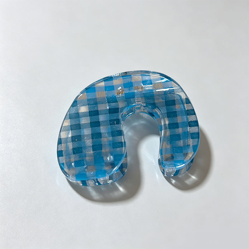 Plaid Claw Clip