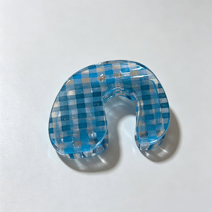 Plaid Claw Clip
