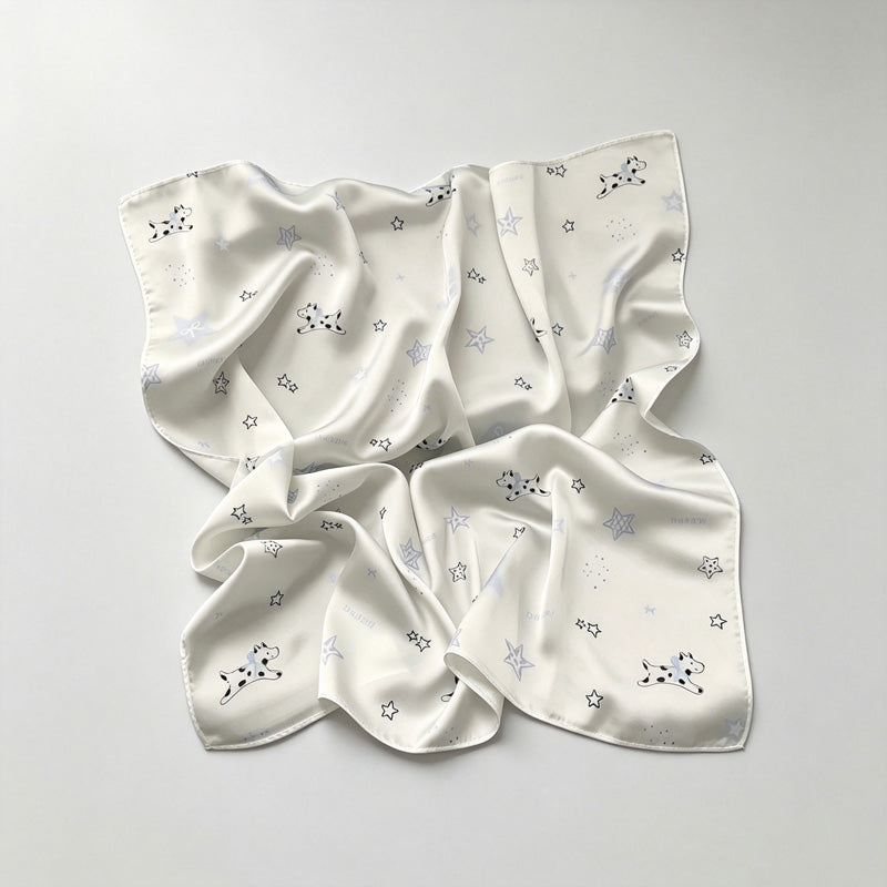 Print Square Head Neck Scarves