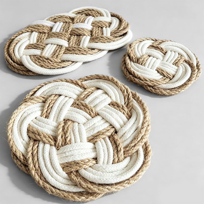 Braided Natural Heat Insulation Coaster