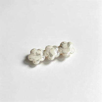 Flower‑Shape Alligator Hair Barrette