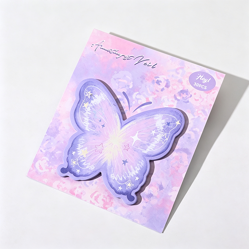 Watercolor Butterfly Memo Pad