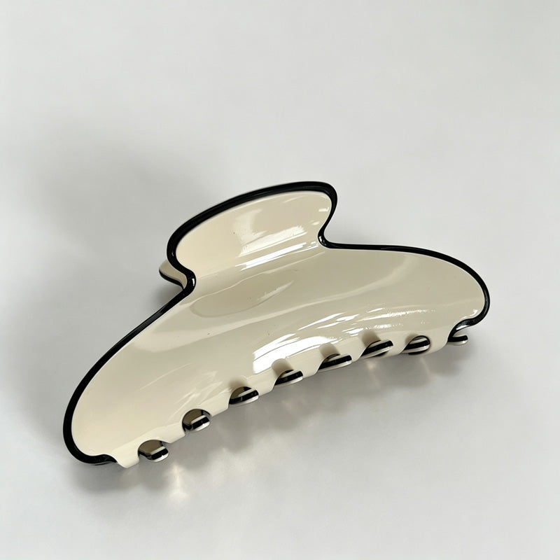 Color Block Shark Hair Claw Clip