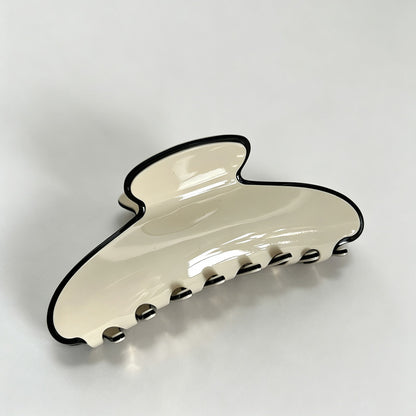 Color Block Shark Hair Claw Clip