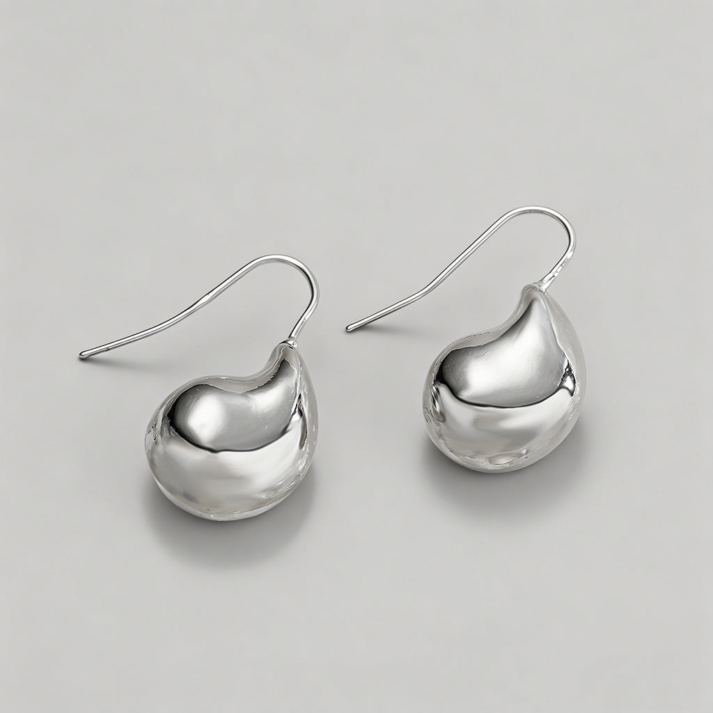 Polished Gold Teardrop Drop Ea - Shopdayla Wholesale - #5586