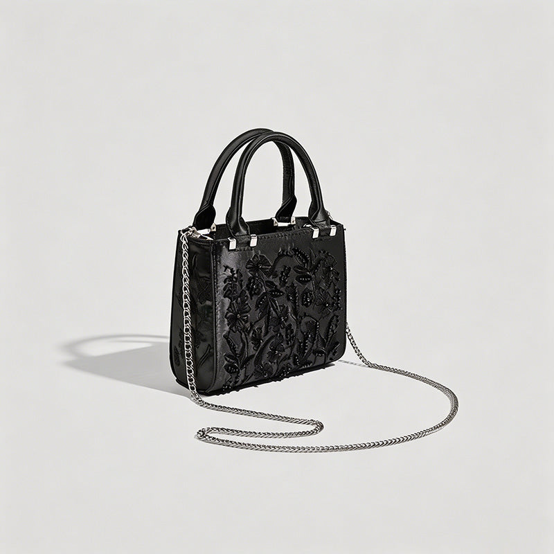 Pearl-Embellished Evening Bag - Shopdayla Wholesale - #4290