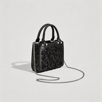 Pearl-Embellished Evening Bag - Shopdayla Wholesale - #4290