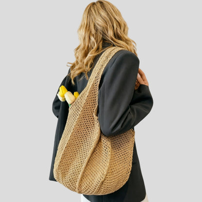 Handmade Crochet Mesh Tote