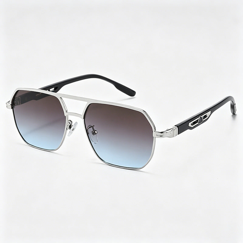 Retro Aviator Double-Bridge Su - Shopdayla Wholesale - #4994