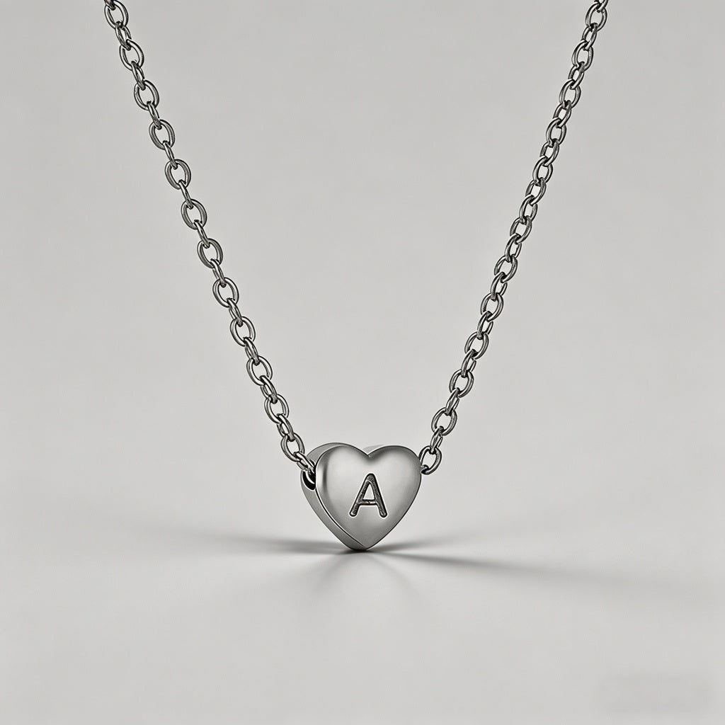 Personalized 3D Heart Initial - Shopdayla Wholesale - #4642